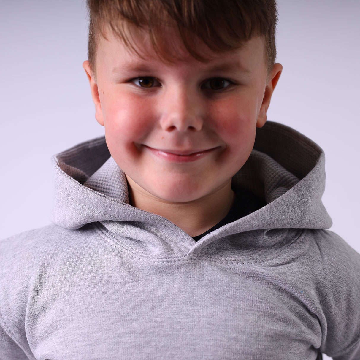 CR02K Grey Boy Close Up Front