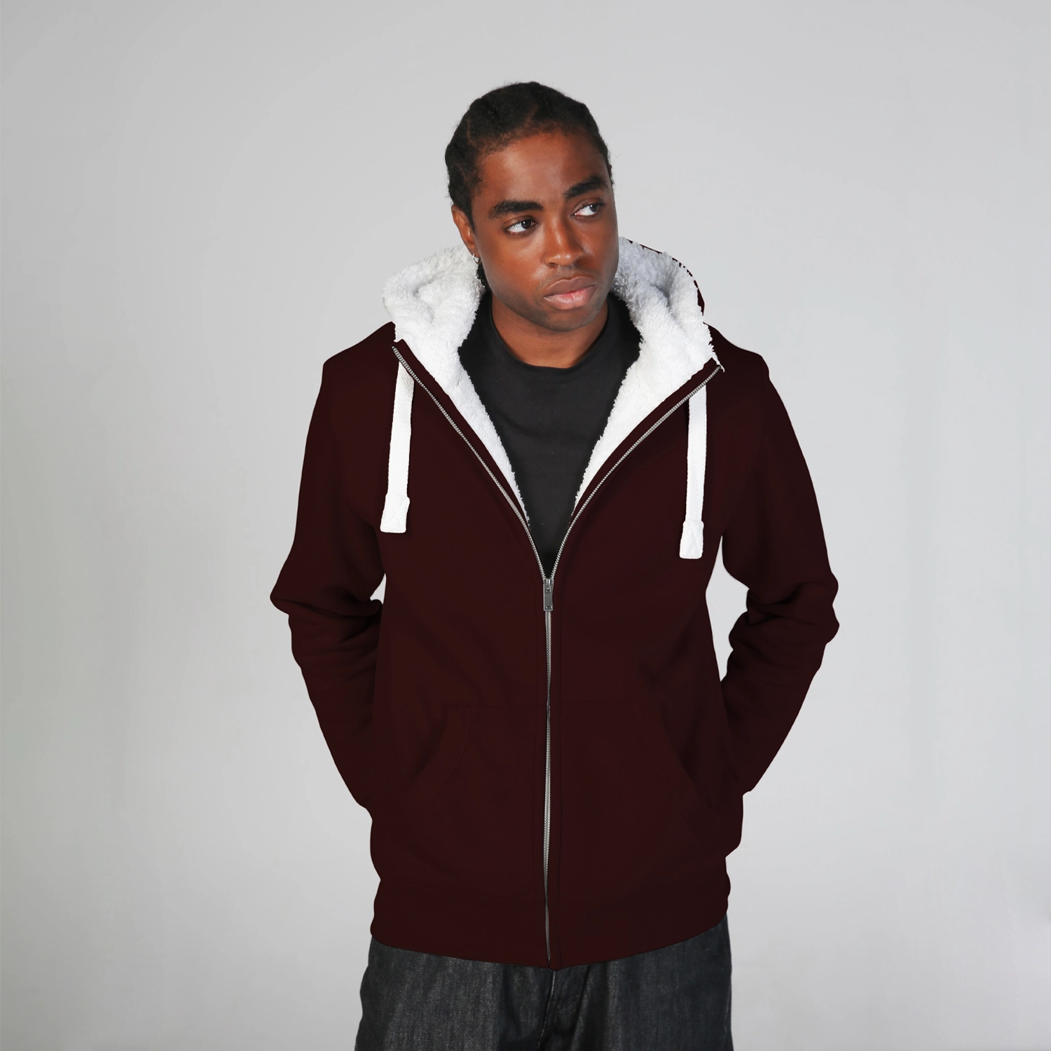 F15 Maroon Male Front