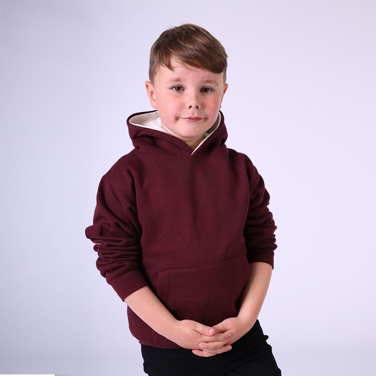 W73K Burgundy / Ecru Boy Front