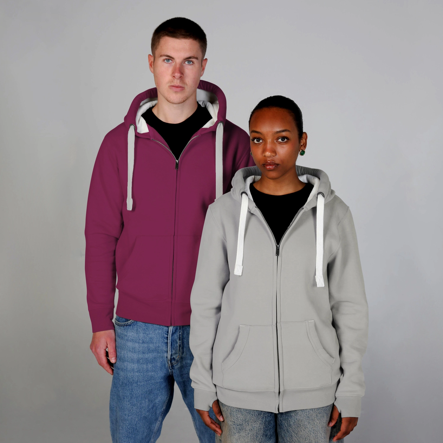 W81PF Cranberry and Grey Mist