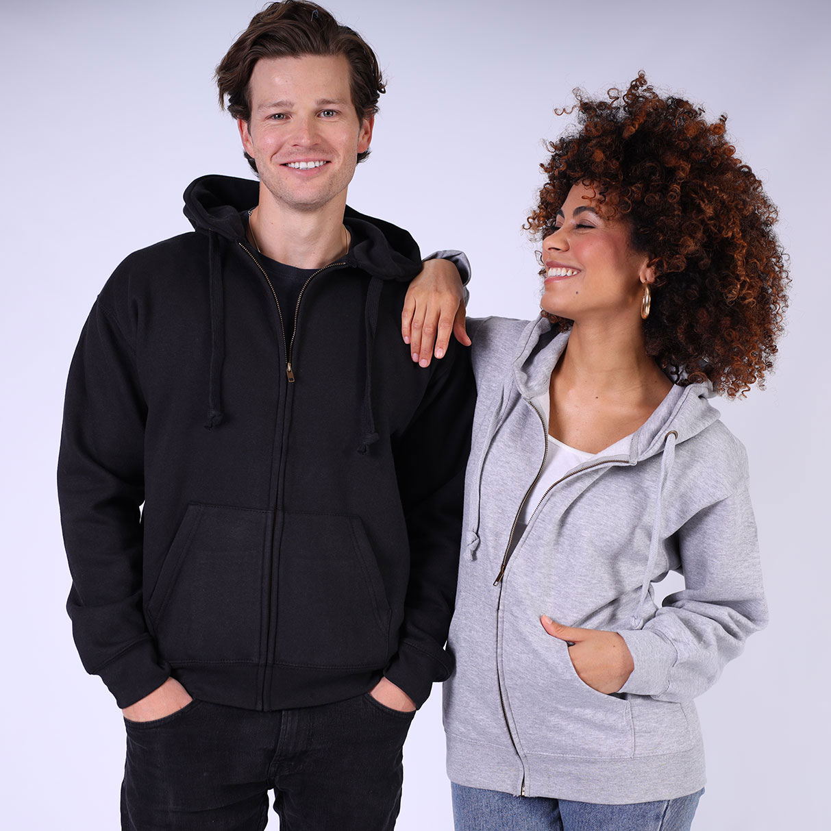 W88 Black Male and Grey Female Front